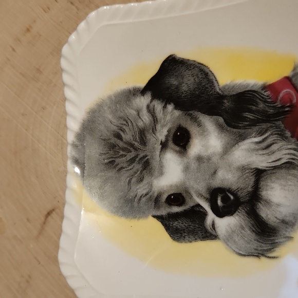 Vintage Royal Adderley Bone China Dog Design Small Dish - Picture 2 of 6